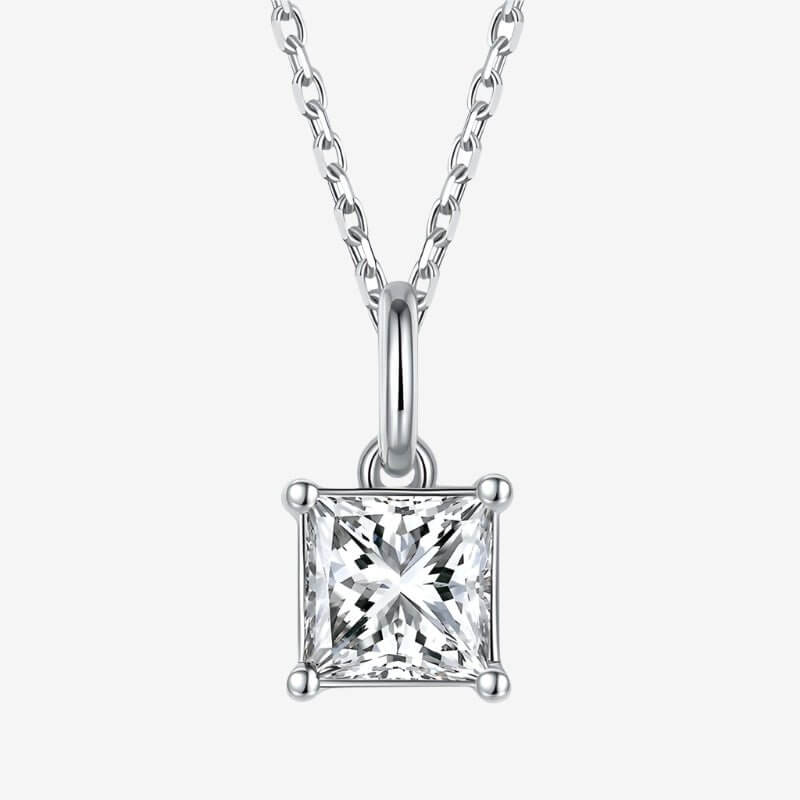 The Velisara Moissanite Princess Necklace - Chantal Vaulet