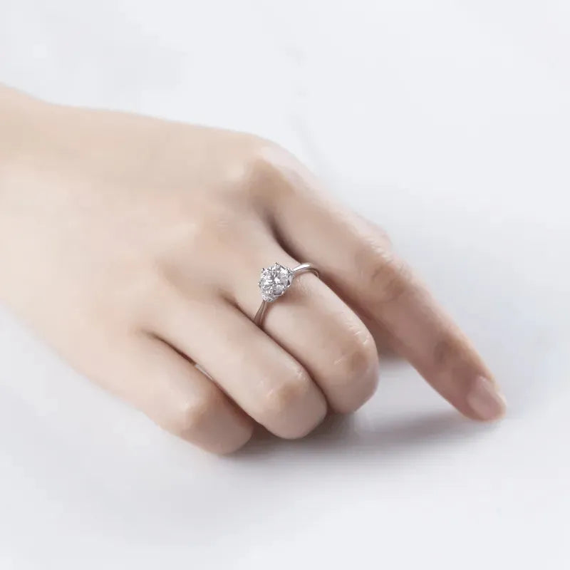 Rosalind Moissanite Engagement Ring – 1.0ct RING by Chantal Vaulet