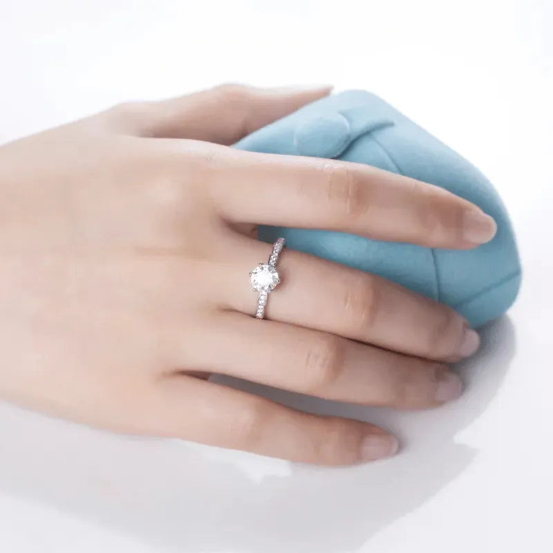 Elysia Moissanite Engagement Ring 1.0ct RING by Chantal Vaulet