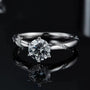 The Evanna - Moissanite Solitaire Ring 1.0ct RING by Chantal Vaulet