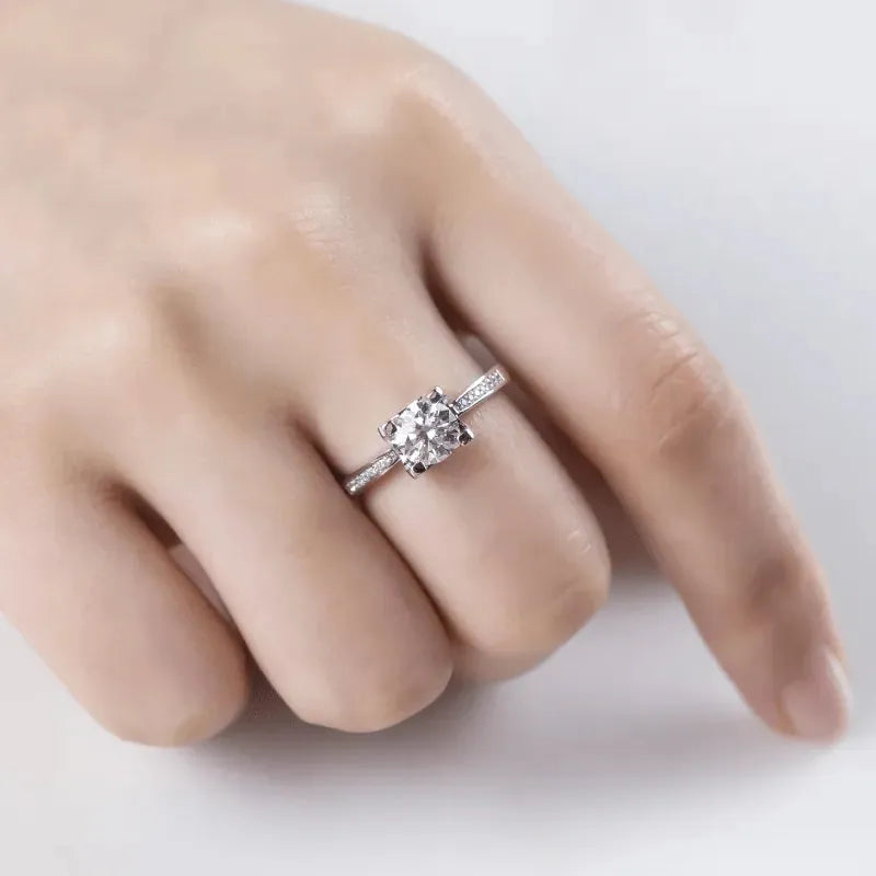 The Aurelle – 1.0CT Moissanite Ring RING by Chantal Vaulet