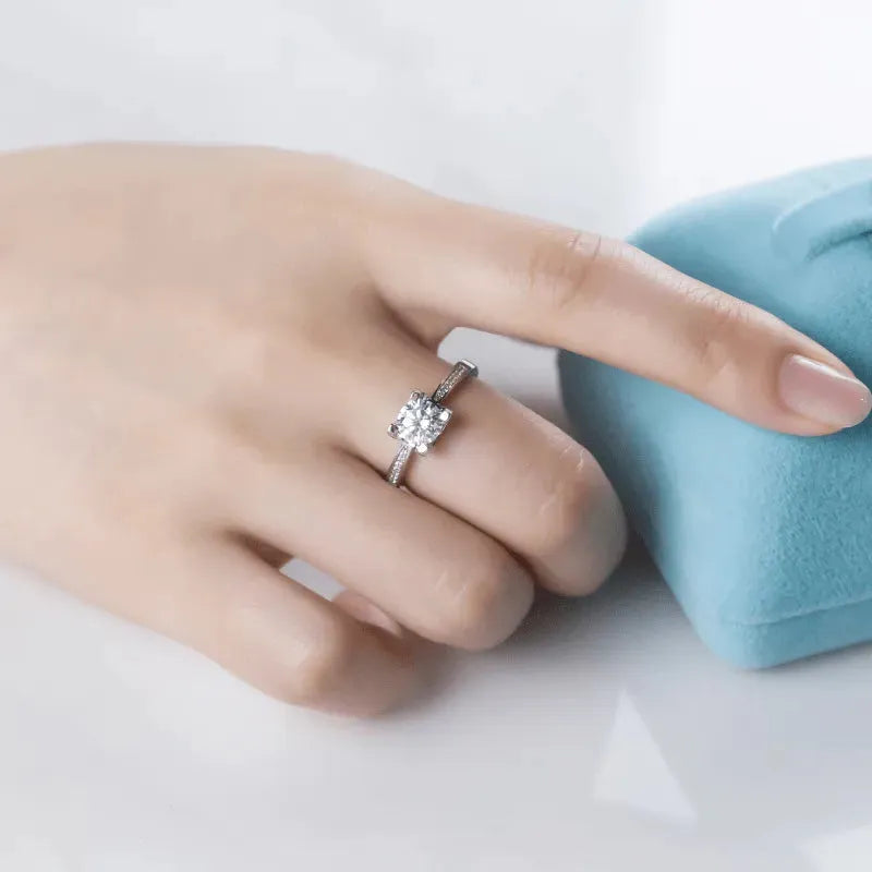 The Aurelle – 1.0CT Moissanite Ring RING by Chantal Vaulet