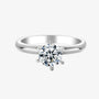 Elowen Moissanite Solitaire Ring – 1.0ct - Chantal Vaulet