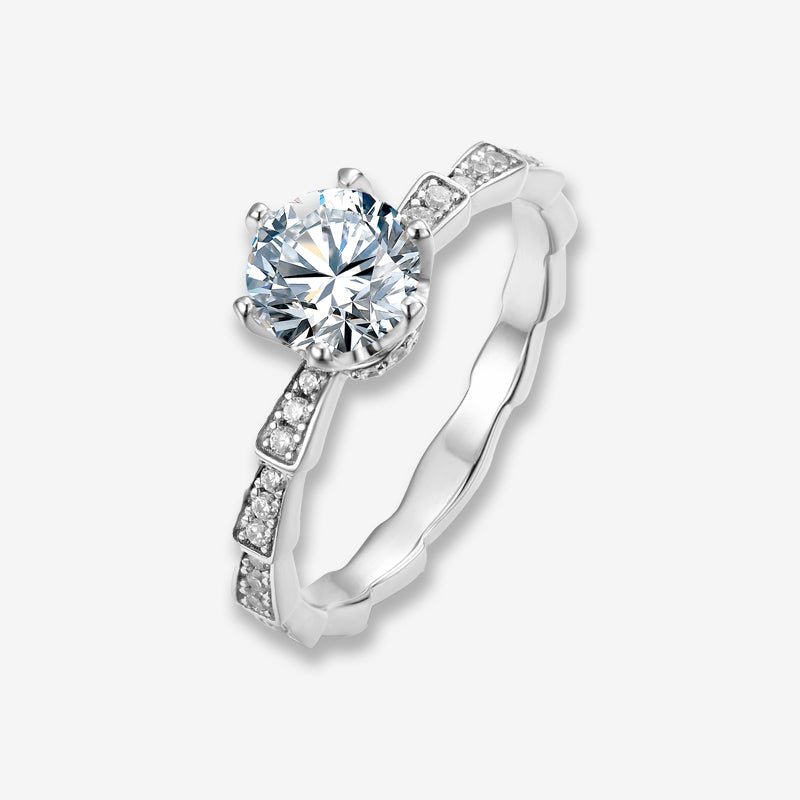 Shop Elysia Moissanite Engagement Ring 1.0ct today at Chantal Vaulet. Discover stunning jewelry collections, crafted for style and brilliance.