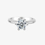 Estrella Moissanite Pavé Halo Engagement Ring 1.0CT - Chantal Vaulet