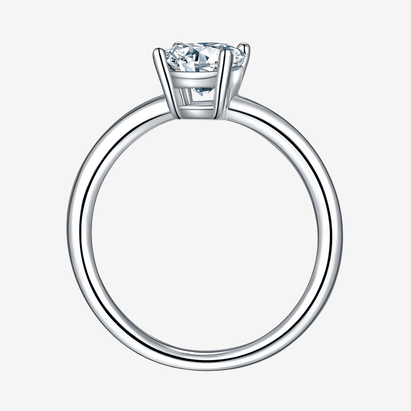 Evania - 1.0CT Moissanite Solitaire Ring - Chantal Vaulet