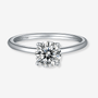 Evania - 1.0CT Moissanite Solitaire Ring - Chantal Vaulet