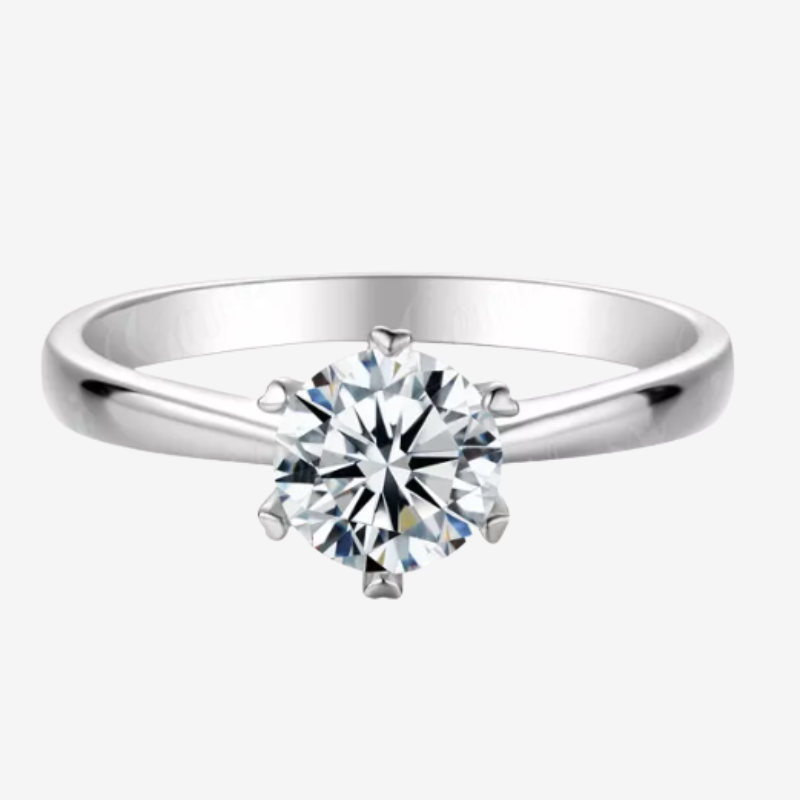 De Camille – Moissanite Solitaire Verlovingsring 1CT
