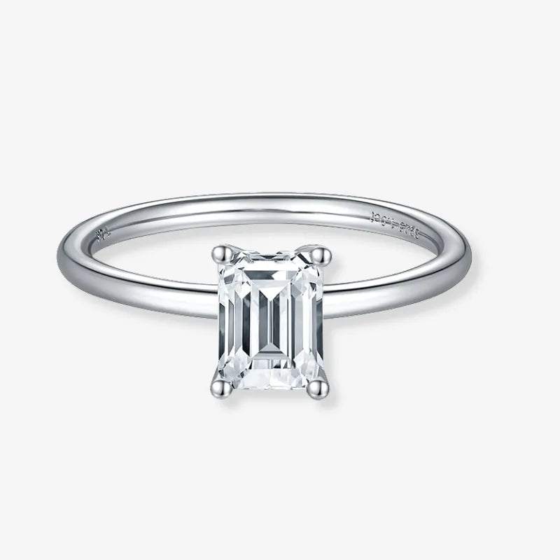 Lyra – Moissanite Solitaire Ring 1.0CT - Chantal Vaulet