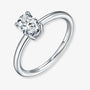 Lyric - Moissanite 1.0CT Oval Solitaire Ring - Chantal Vaulet