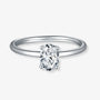 Lyric - Moissanite 1.0CT Oval Solitaire Ring - Chantal Vaulet
