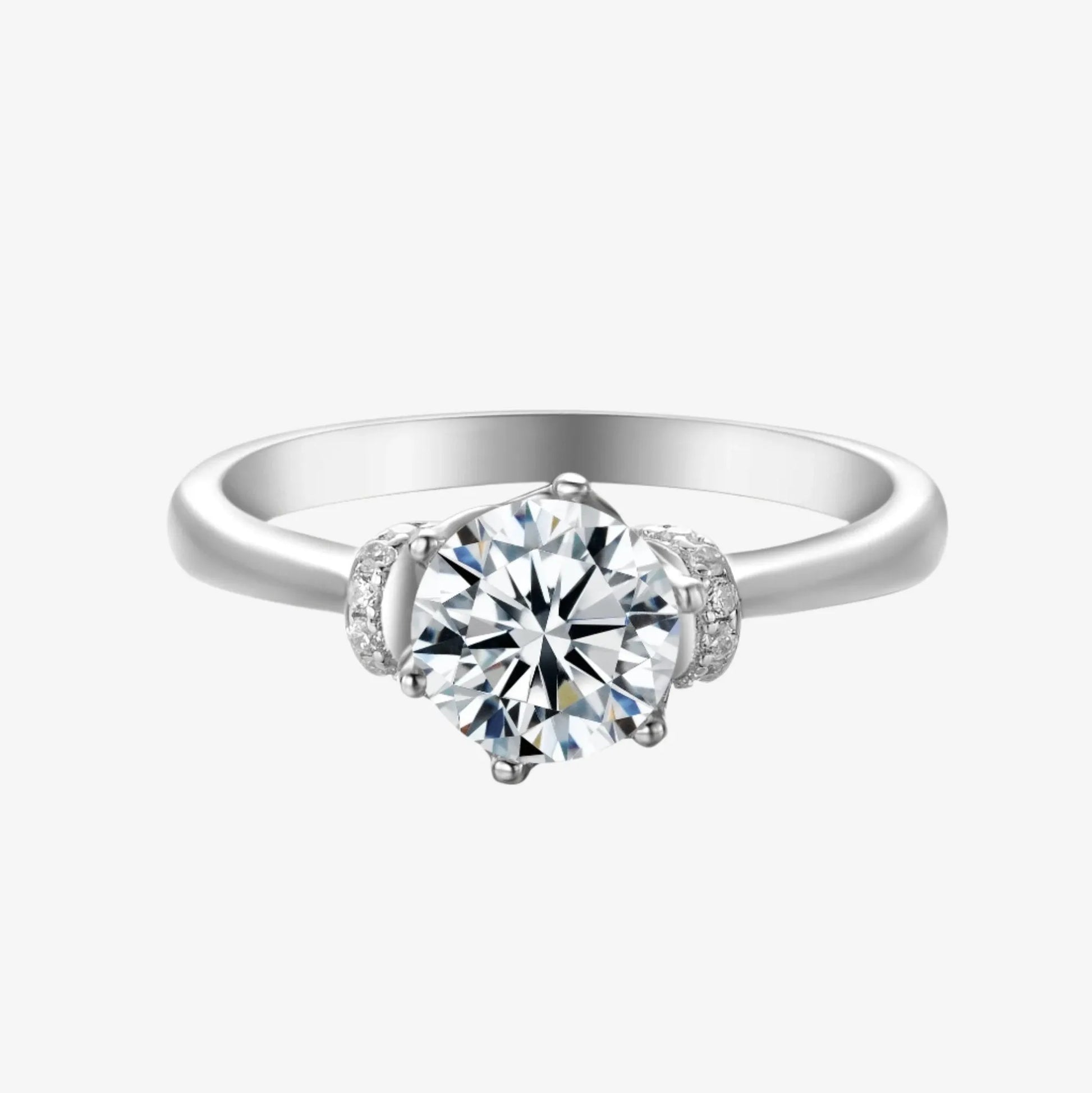Rosalind Moissanite Engagement Ring – 1.0ct - Chantal Vaulet