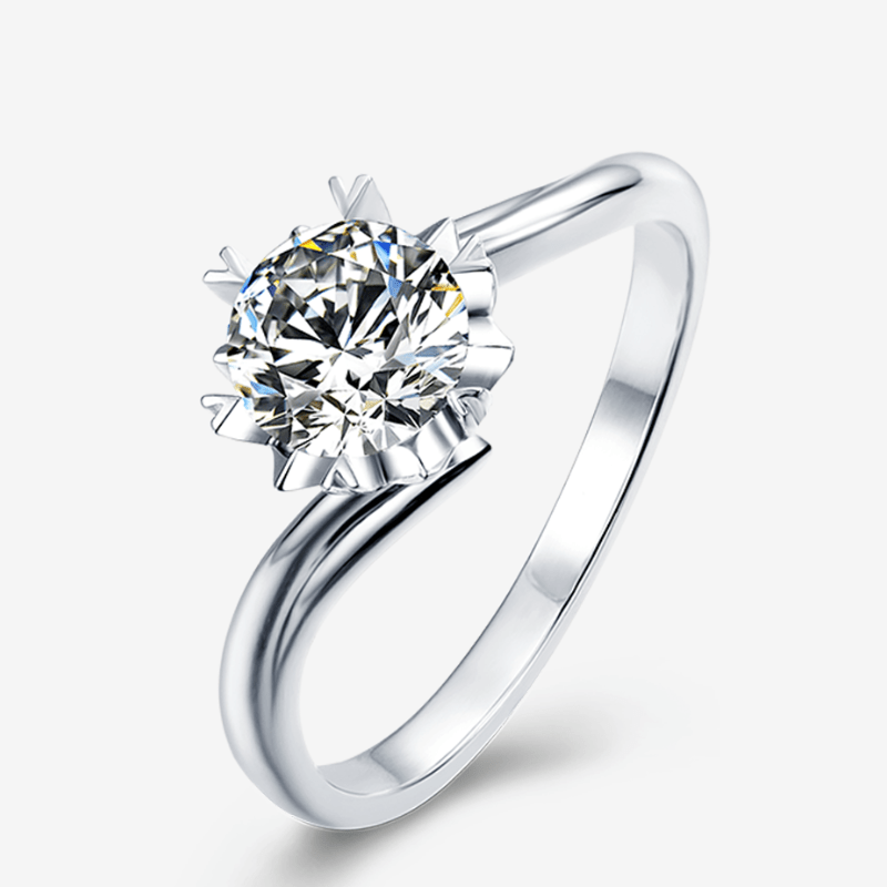 Shop Solara Moissanite Solitaire Engagement Ring 1.0ct today at Chantal Vaulet. Discover stunning jewelry collections, crafted for style and brilliance.