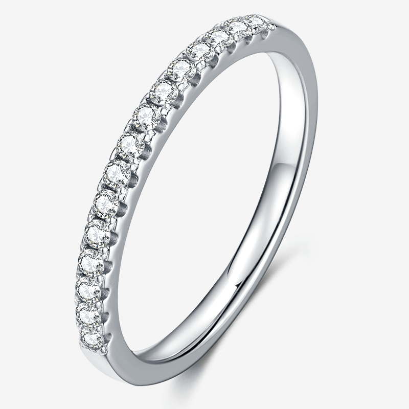 Shop The Alina Moissanite Pavé today at Chantal Vaulet. Discover stunning jewelry collections, crafted for style and brilliance.