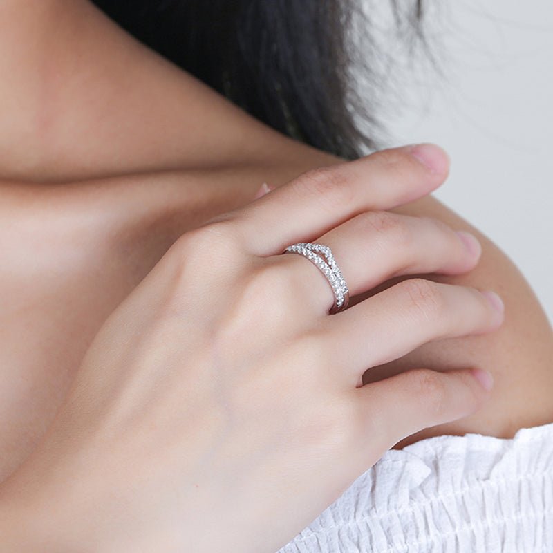 The Alina Moissanite Pavé - Chantal Vaulet