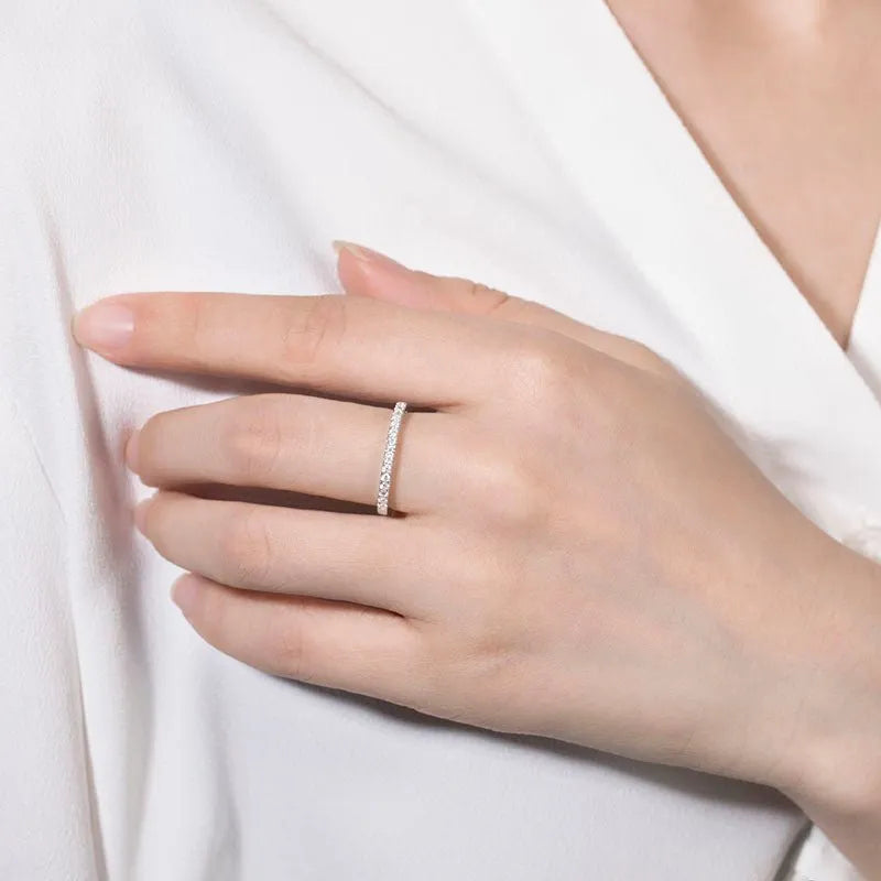 The Alina Moissanite Pavé - Chantal Vaulet
