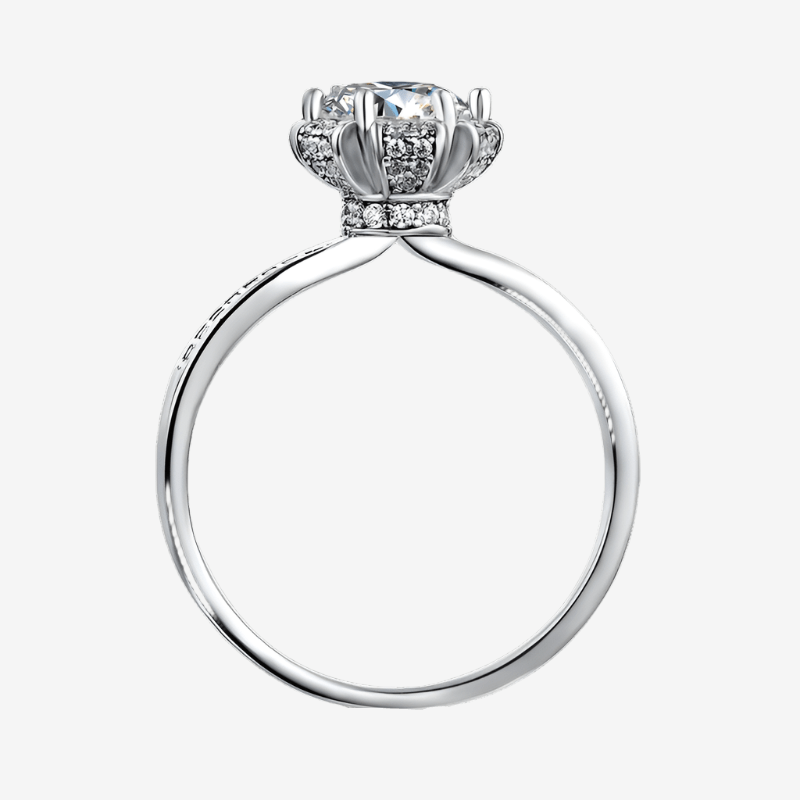 The Alisora Moissanite Crown Ring - Chantal Vaulet