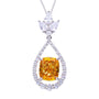 The Alveria Gemstone Teardrop Necklace - Chantal Vaulet
