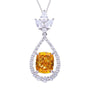 The Alveria Gemstone Teardrop Necklace - Chantal Vaulet