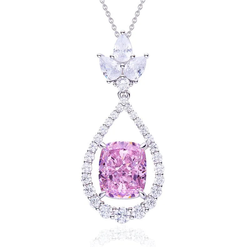 The Alveria Gemstone Teardrop Necklace - Chantal Vaulet