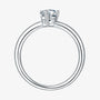 The Amaris 1.0CT Round Moissanite Ring 1.0CT - Chantal Vaulet