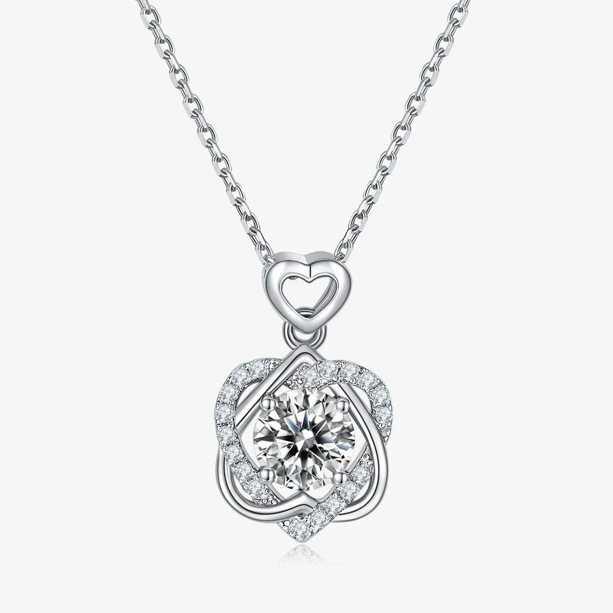 The Amarisse Moissanite and Gemstone Infinity Necklace - Chantal Vaulet
