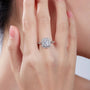Shop The Amelina Emerald-Cut Moissanite Halo Ring today at Chantal Vaulet. Discover stunning jewelry collections, crafted for style and brilliance.