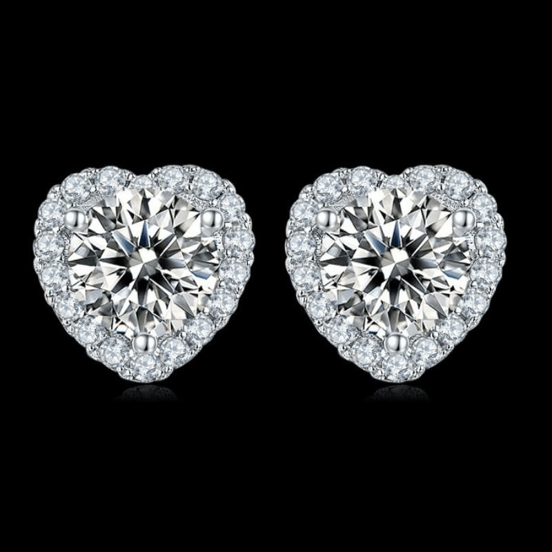 Shop The Ameliora Moissanite Heart Halo Jewelry Set today at Chantal Vaulet. Discover stunning jewelry collections, crafted for style and brilliance.
