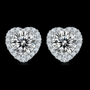 The Ameliora Moissanite Heart Halo Jewelry Set - Chantal Vaulet