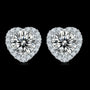 The Ameliora Moissanite Heart Halo Jewelry Set - Chantal Vaulet