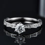 The Arcelia Moissanite Geometric Ring - Chantal Vaulet