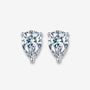 The Arlena Pear-Cut Moissanite Stud Earrings - Chantal Vaulet