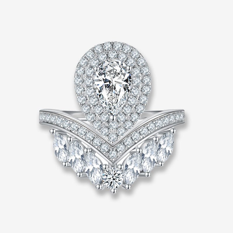 The Arlisse Pear-Cut Moissanite - Chantal Vaulet
