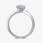 The Asteria 0.5CT Round-Cut Moissanite Ring - Chantal Vaulet