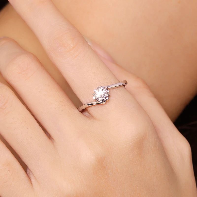 Shop The Asteria 0.5CT Round-Cut Moissanite Ring today at Chantal Vaulet. Discover stunning jewelry collections, crafted for style and brilliance.