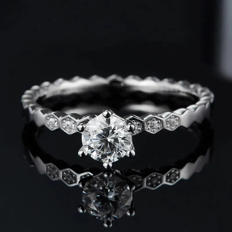 The Astra Moissanite Ring 0.5CT - Chantal Vaulet