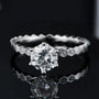 The Astrid – Moissanite Hexagon Band Ring 1.06CT - Chantal Vaulet
