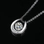 The Auralyn Moissanite Dancing Teardrop Necklace - Chantal Vaulet