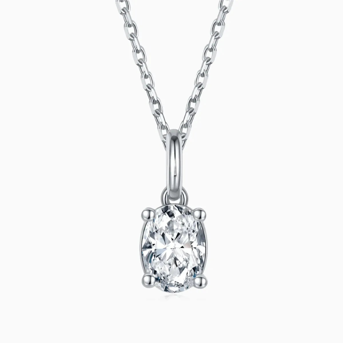 The Aurelia – Moissanite Necklace & Earrings Set - Chantal Vaulet