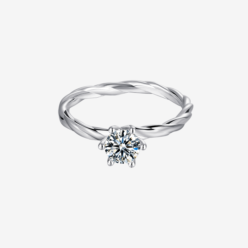 Shop The Aurelian Twist Moissanite Ring 0.5CT today at Chantal Vaulet. Discover stunning jewelry collections, crafted for style and brilliance.