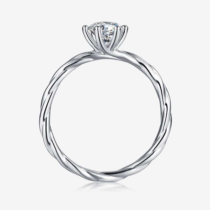 Shop The Aurelian Twist Moissanite Ring 0.5CT today at Chantal Vaulet. Discover stunning jewelry collections, crafted for style and brilliance.