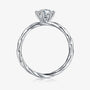 The Aurelian Twist Moissanite Ring 0.5CT - Chantal Vaulet