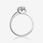 The Aurelle – 1.0CT Moissanite Ring - Chantal Vaulet