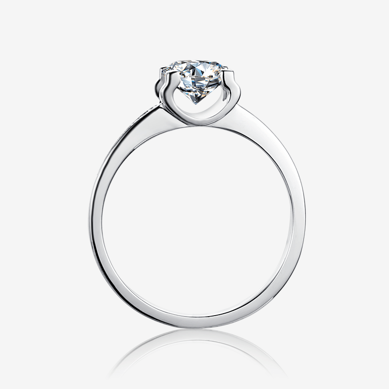 The Aurelle – 1.0CT Moissanite Ring - Chantal Vaulet