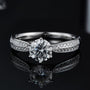 Shop The Aurora Moissanite Ring - 1.0ct Sparkling Elegance today at Chantal Vaulet. Discover stunning jewelry collections, crafted for style and brilliance.