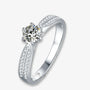 The Avalora Moissanite Split Band Ring - Chantal Vaulet