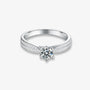 The Avalora Moissanite Split Band Ring - Chantal Vaulet