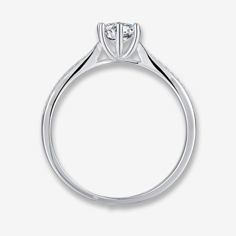 The Avalora Moissanite Split Band Ring - Chantal Vaulet