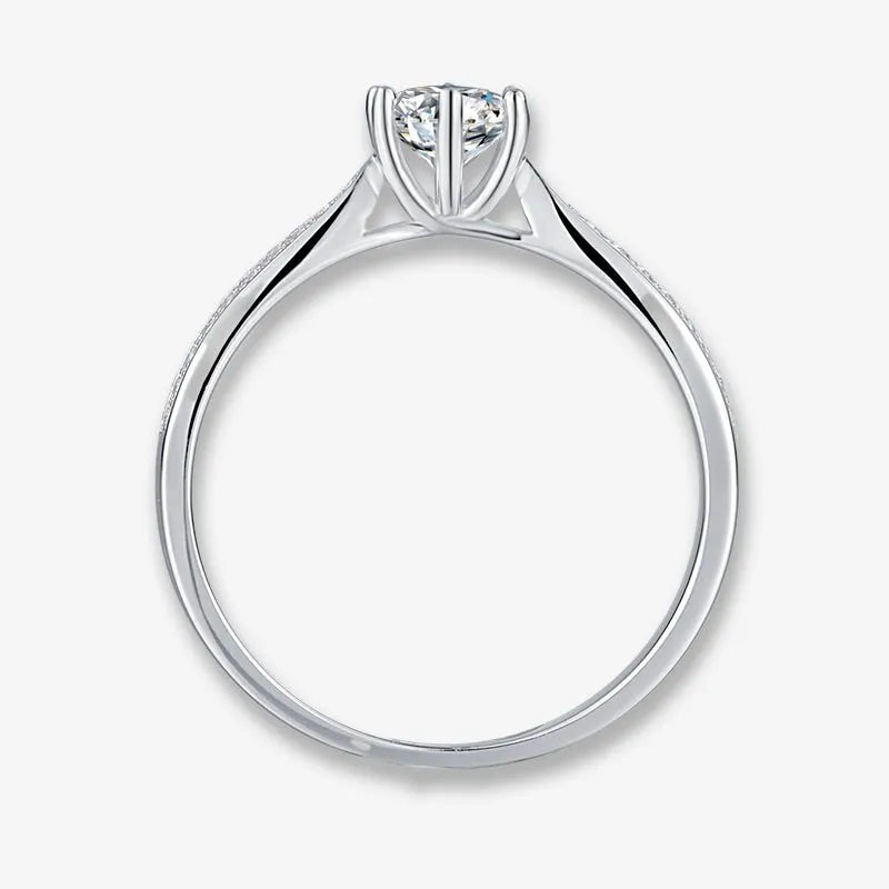 The Avalora Moissanite Split Band Ring - Chantal Vaulet