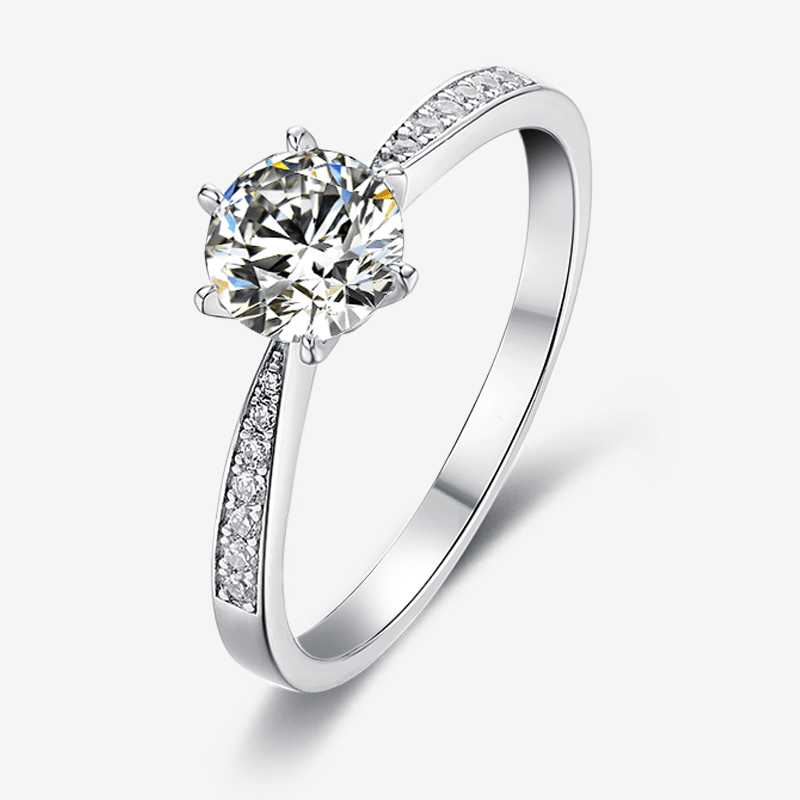 Shop The Avalyn Moissanite Pavé Ring today at Chantal Vaulet. Discover stunning jewelry collections, crafted for style and brilliance.